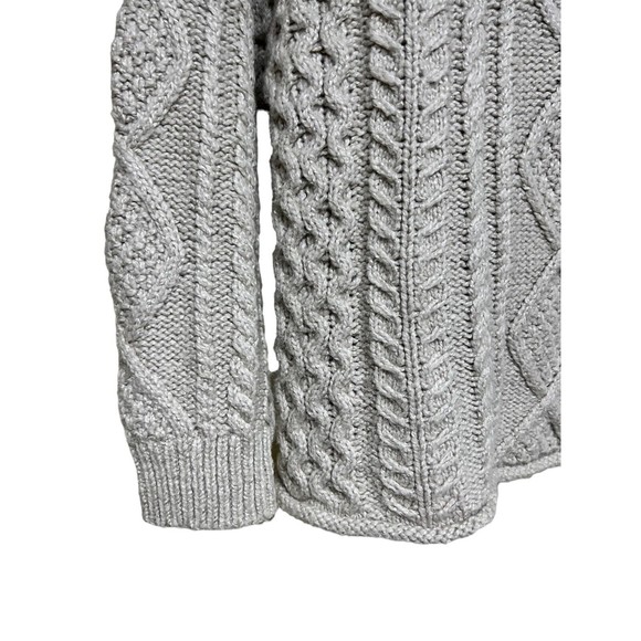 Fear Of God Essentials Cable Knit Turtleneck Sweater Wheat Men’s Size XXS - Picture 7 of 10